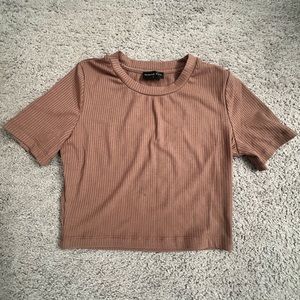 White Fox Boutique ribbed crop top